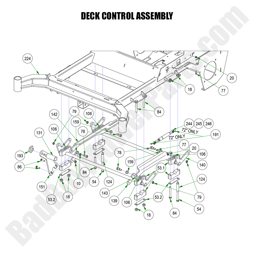 2023 Rebel Deck Control Assembly